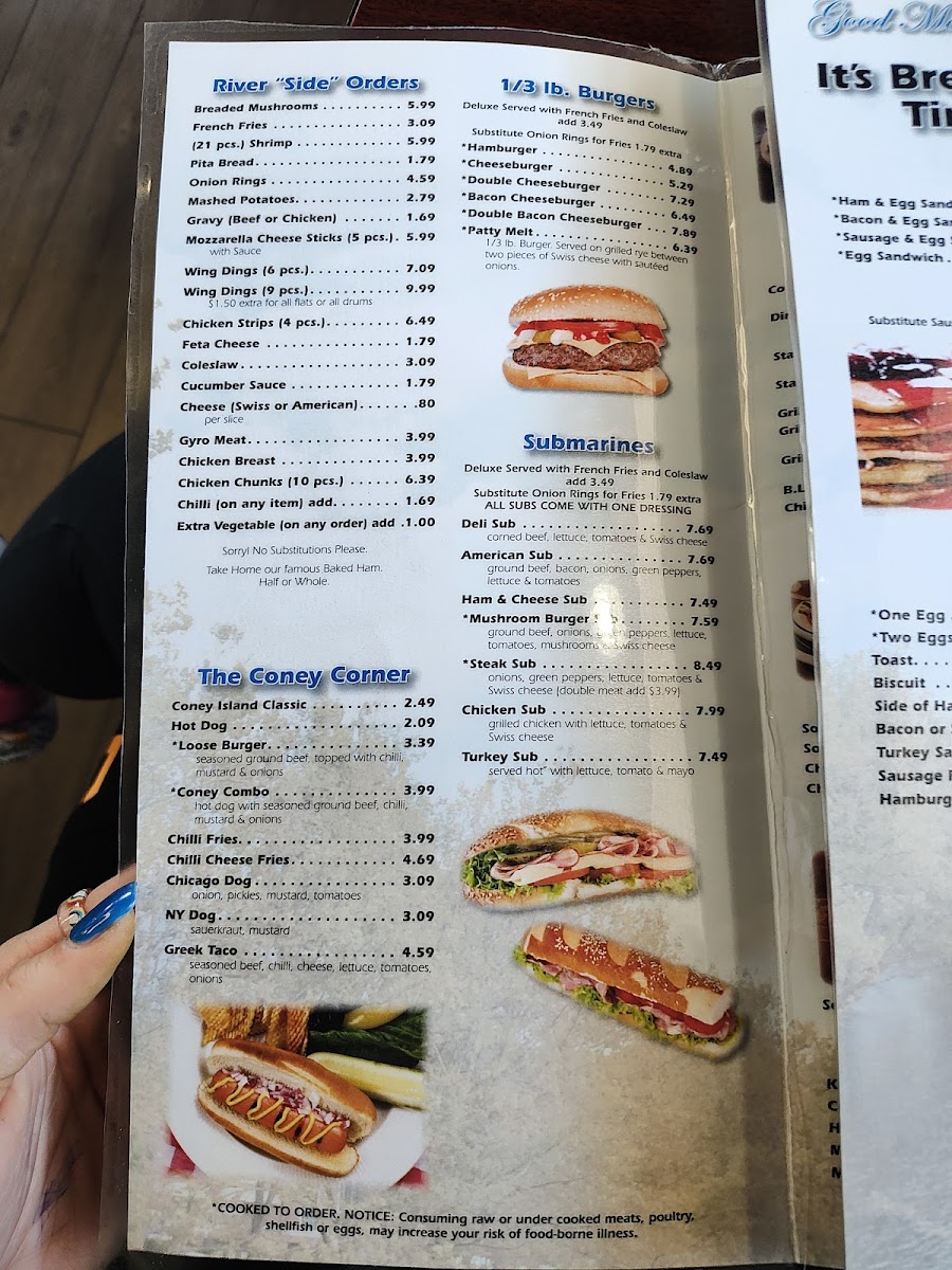 Riverside Coney Island Menu - Image 3